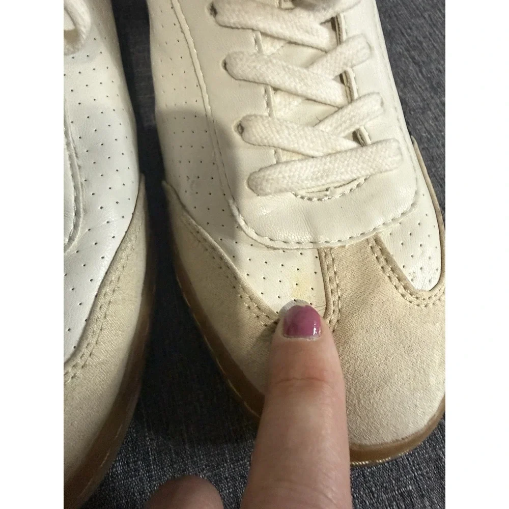 Dolce Vita Women's Nadia Casual White Sneakers Sz 9M